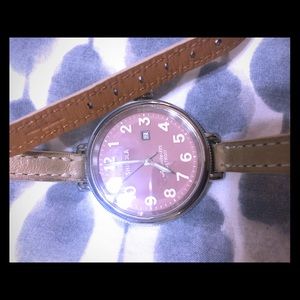 Shinola double birdie watch with date